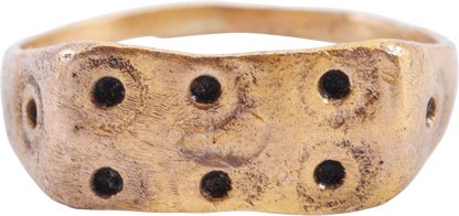 MEDIEVAL EUROPEAN, SAXON, C.500-800AD, RING, SIZE 5 ½+ - Royalty Rings