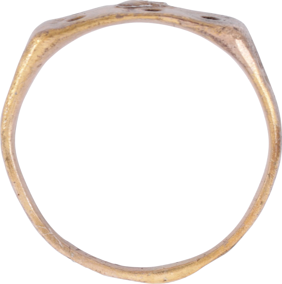 MEDIEVAL EUROPEAN, SAXON, C.500-800AD, RING, SIZE 5 ½+ - Royalty Rings