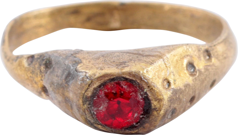 EUROPEAN LADIES FASHION RING, C.1300-1400, SIZE 5 1/4 - Royalty Rings