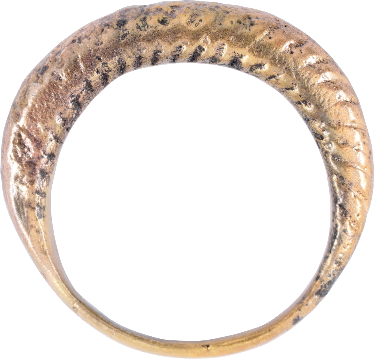 MASSIVE VIKING SPIRAL RING, SIZE 10 ¾ - Royalty Rings