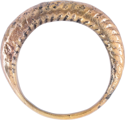 MASSIVE VIKING SPIRAL RING, SIZE 10 ¾ - Royalty Rings