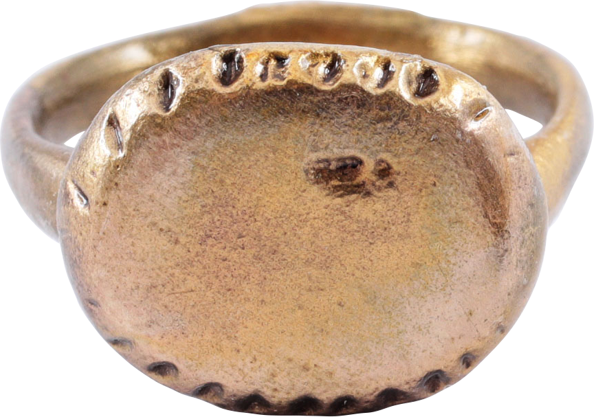 MEDIEVAL EUROPEAN RING 10th-16th CENTURY, SIZE 5 1/4 - Royalty Rings