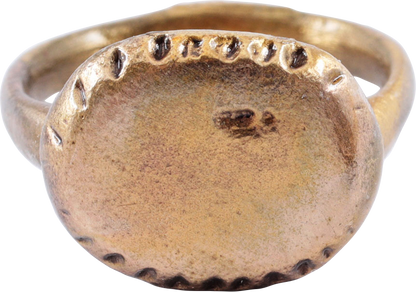MEDIEVAL EUROPEAN RING 10th-16th CENTURY, SIZE 5 1/4 - Royalty Rings
