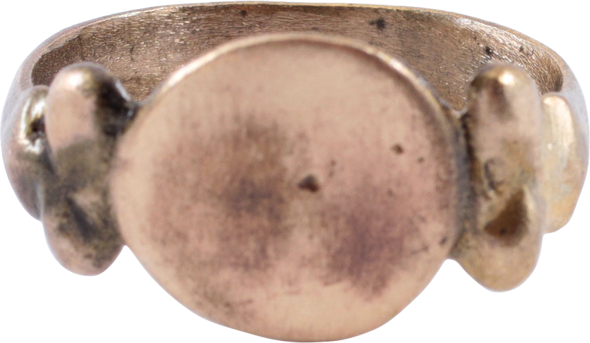 EUROPEAN BETROTHAL RING C.1600-1700, SIZE 10 3/4 - Royalty Rings