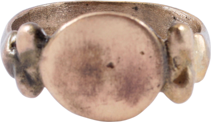 EUROPEAN BETROTHAL RING C.1600-1700, SIZE 10 3/4 - Royalty Rings