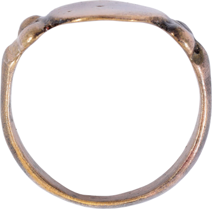 EUROPEAN BETROTHAL RING C.1600-1700, SIZE 10 3/4 - Royalty Rings