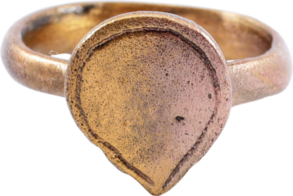 FINE VIKING HEART RING C.900-1050 AD, SIZE 7 - Royalty Rings