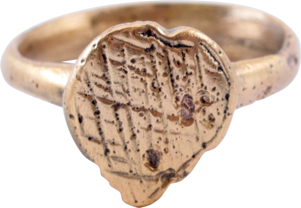 FINE VIKING HEART RING C.900-1050 AD, SIZE 7 ½ - Royalty Rings