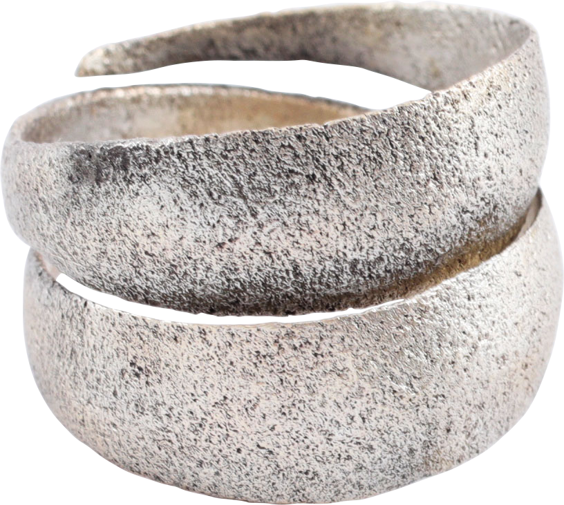 VIKING COIL RING C.850-1050 AD, SIZE 10 - Royalty Rings