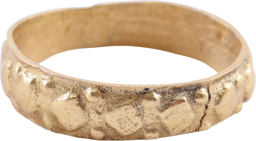 MEDIEVAL EUROPEAN WEDDING RING, 15TH CENTURY, SIZE 8 ½ - Royalty Rings