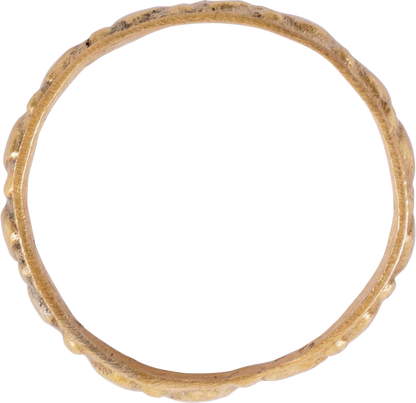 MEDIEVAL EUROPEAN WEDDING RING, 15TH CENTURY, SIZE 8 ½ - Royalty Rings