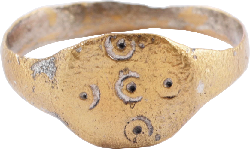 MEDIEVAL ANGLO-SAXON (ENGLISH) RING, SIZE 8 1/4 - Royalty Rings