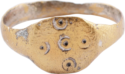MEDIEVAL ANGLO-SAXON (ENGLISH) RING, SIZE 8 1/4 - Royalty Rings