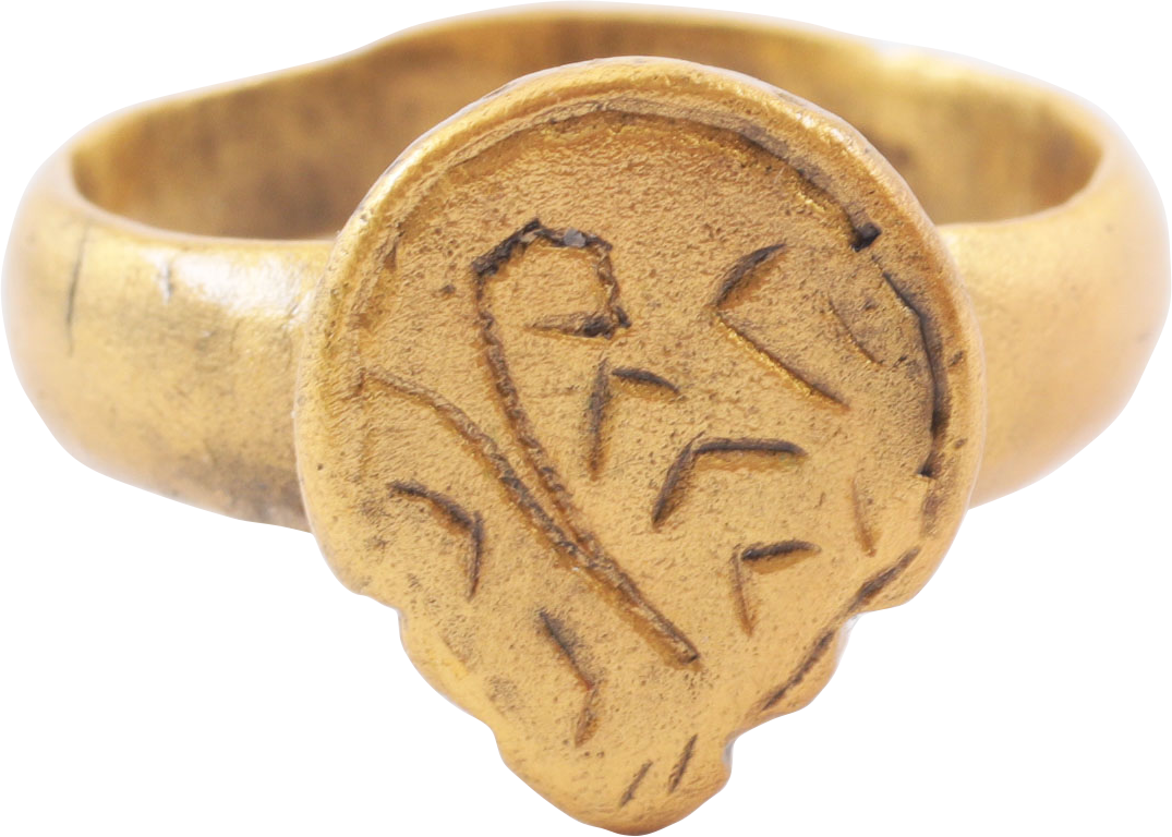 VIKING HEART RING, 9TH-11TH CENTURY AD, SIZE 9 ¾ - Fagan Arms