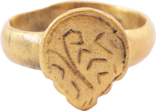 VIKING HEART RING, 9TH-11TH CENTURY AD, SIZE 9 ¾ - Fagan Arms
