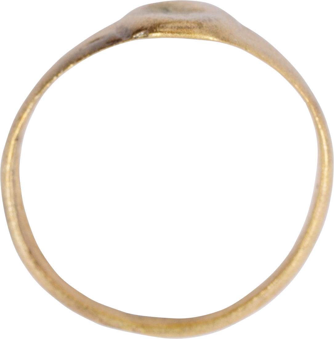 LATE GOTHIC CHRISTIAN RING, 15th-16th CENTURY, SIZE 9 1/2 - Royalty Rings