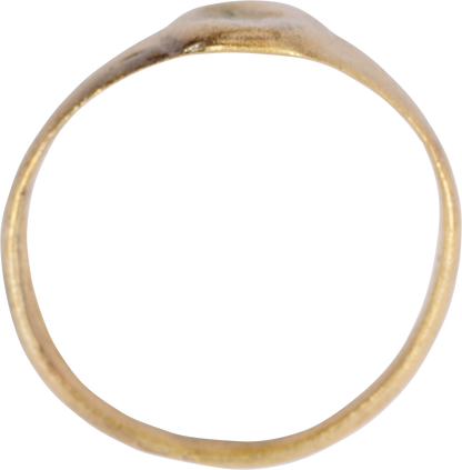 LATE GOTHIC CHRISTIAN RING, 15th-16th CENTURY, SIZE 9 1/2 - Royalty Rings