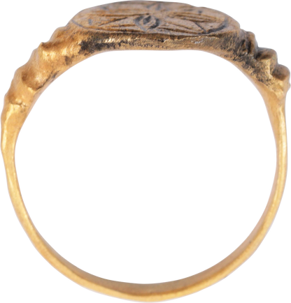 EUROPEAN CHRISTIAN RING, 1400-1600 SIZE 10 - Royalty Rings