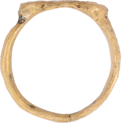 ROMAN EVIL EYE MYSTICAL RING, 1ST-3RD CENTURY AD, SIZE 6 1/2