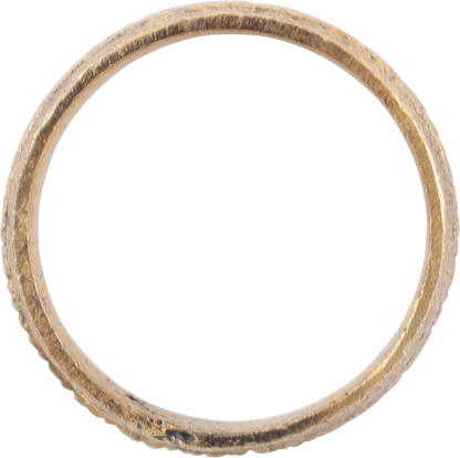 RARE VARIATION VIKING WEDDING RING C.850-1050 AD, SIZE 4 - Royalty Rings