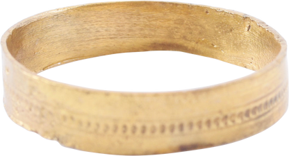 ANCIENT VIKING WEDDING RING, SIZE 10