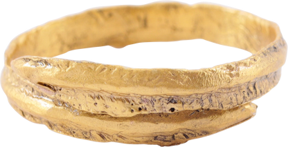 FINE VIKING COIL RING, C.850-1050 AD, SIZE 10 - Royalty Rings