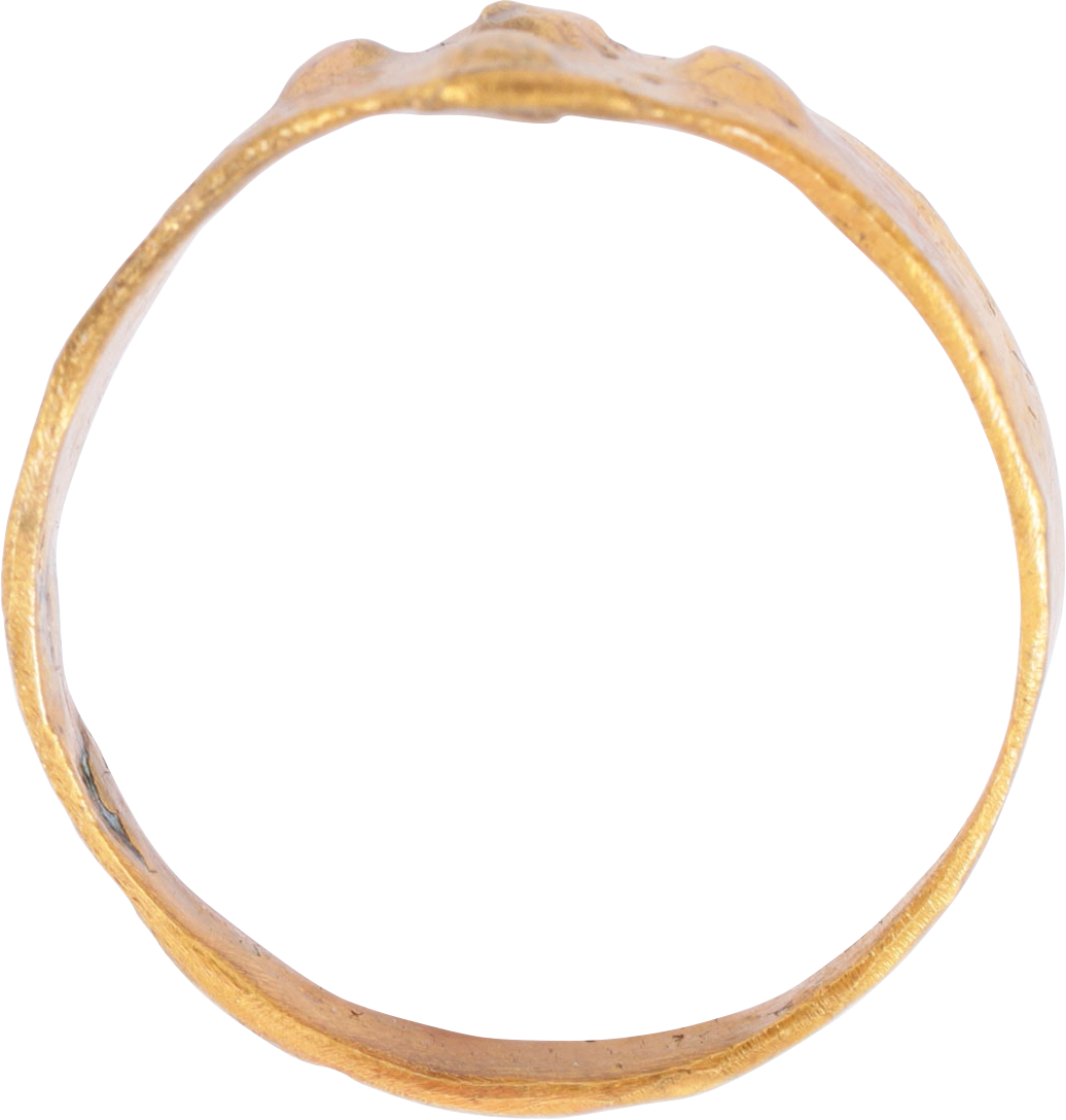 FINE VIKING SHIELD RING C.900-1100 AD, SIZE 8 ¼ - Royalty Rings