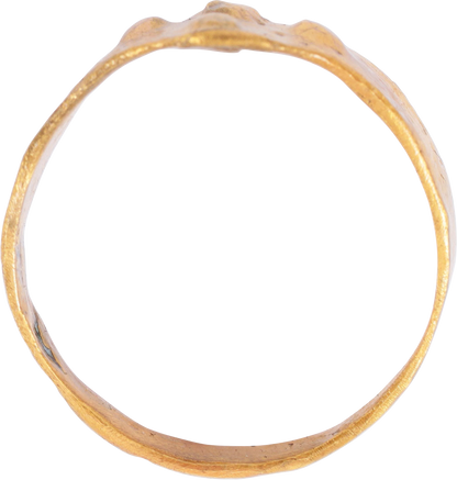 FINE VIKING SHIELD RING C.900-1100 AD, SIZE 8 ¼ - Royalty Rings