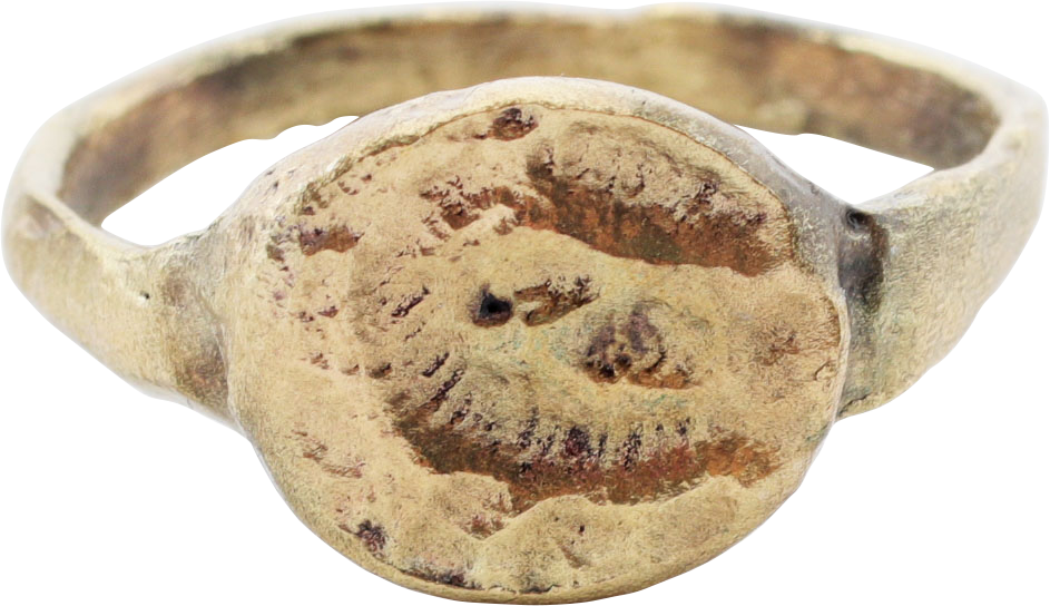 ROMAN SIGNET RING, 1ST-4TH CENTURY AD, SIZE 10 3/4 - Royalty Rings