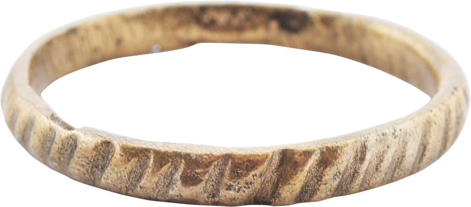 ANCIENT VIKING WEDDING RING SIZE 6 1/2 - Royalty RIngs