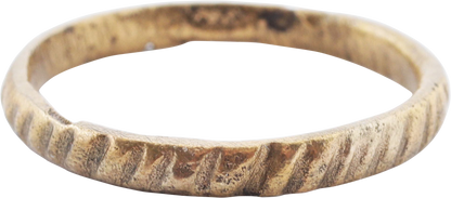 ANCIENT VIKING WEDDING RING SIZE 6 1/2 - Royalty RIngs