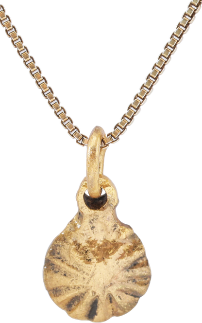MEDIEVAL CHRISTIAN WHEEL OF FORTUNE AMULET NECKLACE, 6th-10th CENTURY AD - Picardi Jewelry