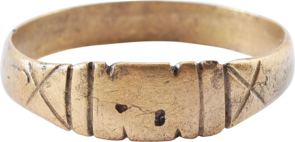 MEDIEVAL/BYZANTINE RING C5TH-8TH CENTURY AD, SIZE 6 ¾ - Fagan Arms