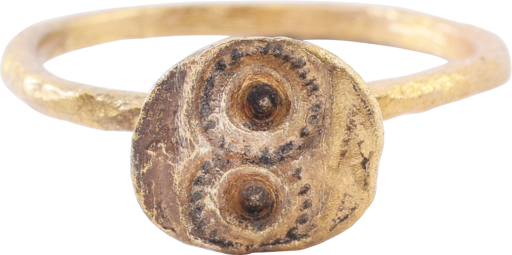 ROMAN EVIL EYE RING, 1ST-3RD C. AD, SIZE 10 ½ - Royalty Rings