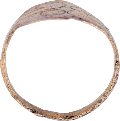 VIKING SHIELD RING C.900-1100 AD, SIZE 6 - Royalty Rings
