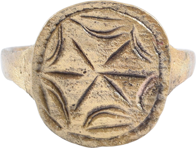MEDIEVAL MYSTIC RING, 12th-14th CENTURY, SIZE 11 3/4 - Fagan Arms