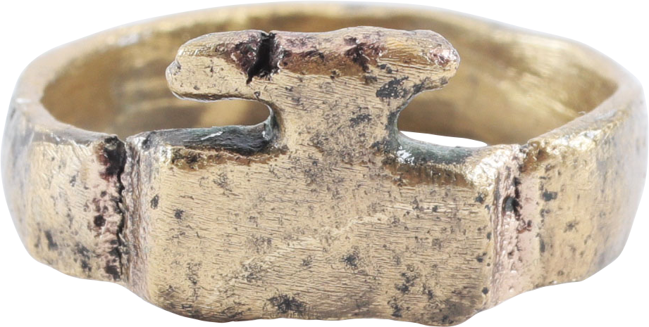 FINE ROMAN WOMAN'S KEY RING, C.100-300 AD, SIZE 5 1/4 - Royalty Rings