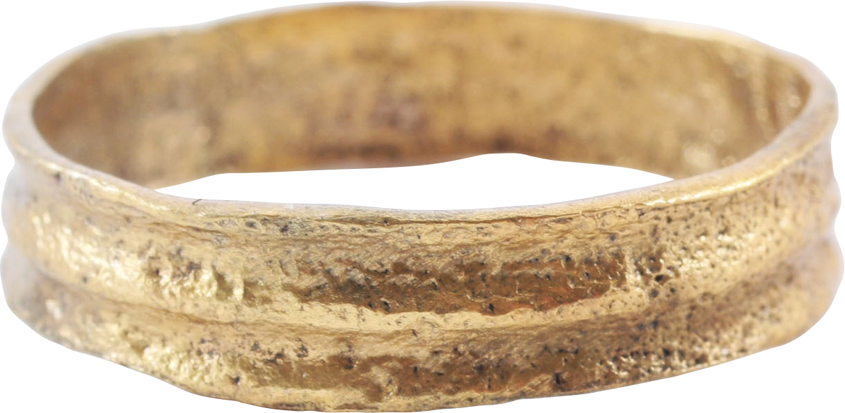 ANCIENT VIKING WEDDING RING SIZE 9 1/2 - Royalty RIngs