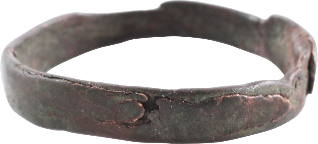 RARE VARIATION VIKING WEDDING RING C.750-950 AD, SIZE 8 ¾ - Royalty Rings