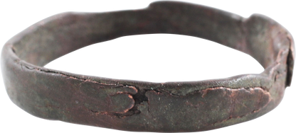 RARE VARIATION VIKING WEDDING RING C.750-950 AD, SIZE 8 ¾ - Royalty Rings
