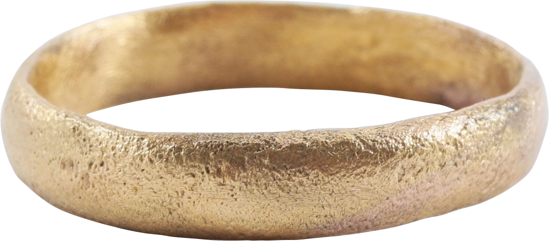 LATE ROMAN CHRISTIAN RING, C300-400 AD, SIZE 9 ¾ - Fagan Arms