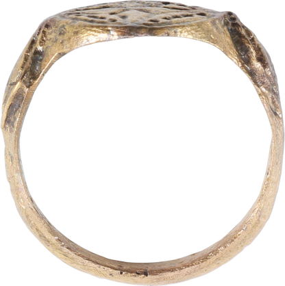 BYZANTINE CHRISTIAN RING C.9TH-14TH CENTURY 11 1/2 - Fagan Arms