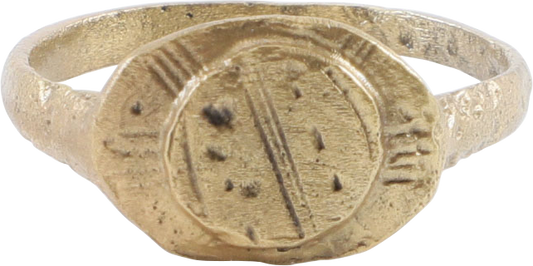MEDIEVAL EUROPEAN RING C.800-1200 AD, SIZE 10 - Fagan Arms