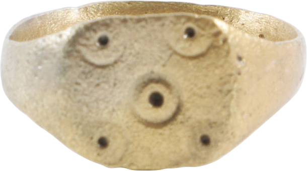 MEDIEVAL ANGLO-SAXON (ENGLISH) RING, SIZE 8 ¼ - Royalty Rings