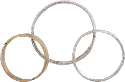 VIKING WEDDING RINGS LOT OF 3 - Royalty Rings