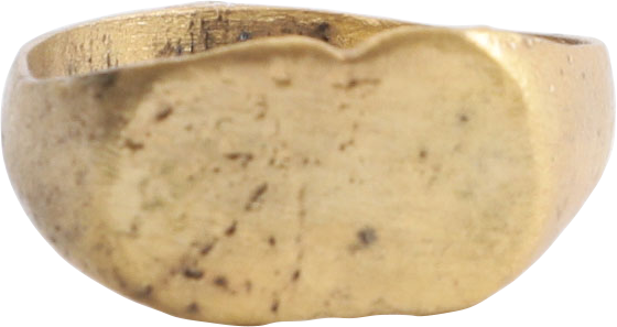 MEDIEVAL BYZANTINE RING C.400-700 AD, SIZE 7 ¾ - Fagan Arms