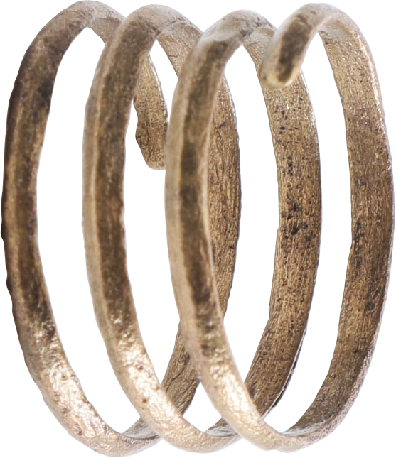 FINE VIKING COIL RING 850-1050 AD, SIZE 9 ½ - Royalty Rings