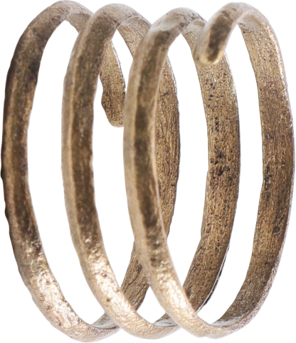 FINE VIKING COIL RING 850-1050 AD, SIZE 9 ½ - Royalty Rings