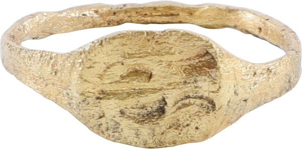 ROMAN SIGNET RING, 2ND-5TH CENTURY AD, SIZE 8 3/4