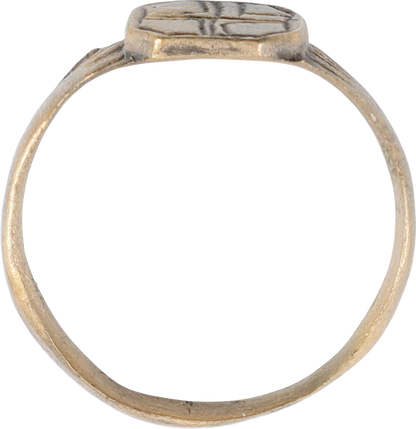 BYZANTINE CHRISTIAN RING, C.6th-9th CENTURY AD, SIZE 9 ½ - Royalty Rings